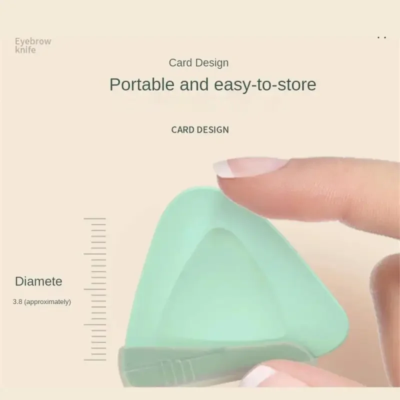 ポータブル眉毛トリマー,顔かみそり,アイブロウブレード,メイクツール,顔の体の脱毛,スクレーパー,化粧品