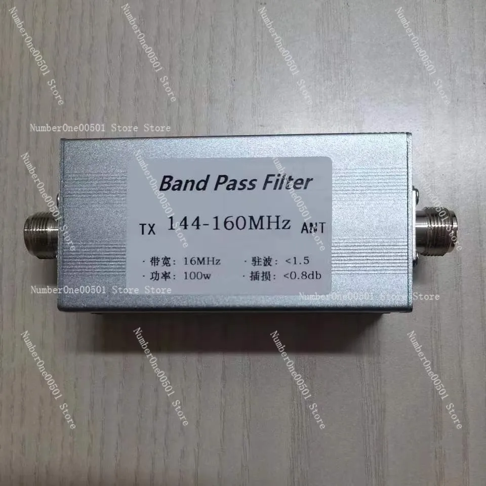 144-160MHz Band Pass Filter N Female BPF Anti-Interference Improve Reception Increase communication distance