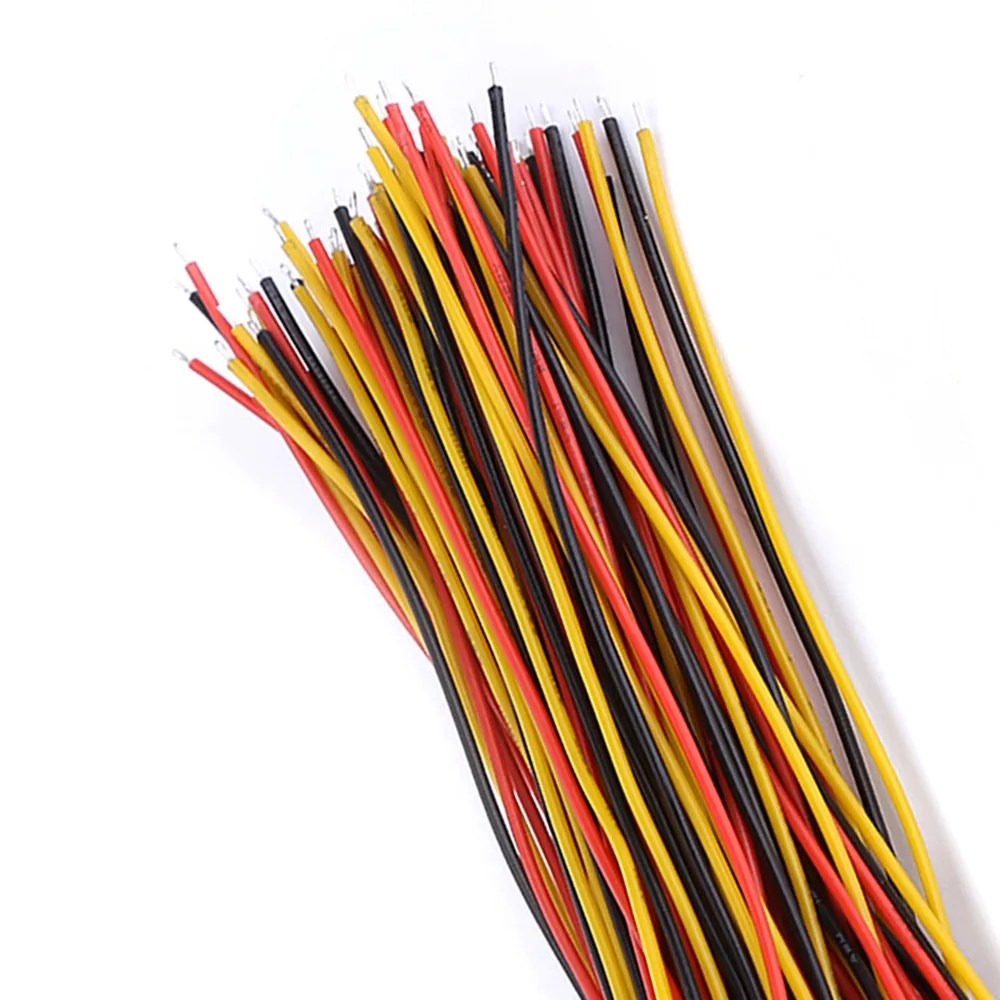 20 مجموعة الكابلات مجموعة 1.25 مللي متر الملعب 3P ذكر و موصل سالب 10 سنتيمتر واحدة نهاية موصل التوصيل 3P موصل سلك المشاريع الإلكترونية #1
