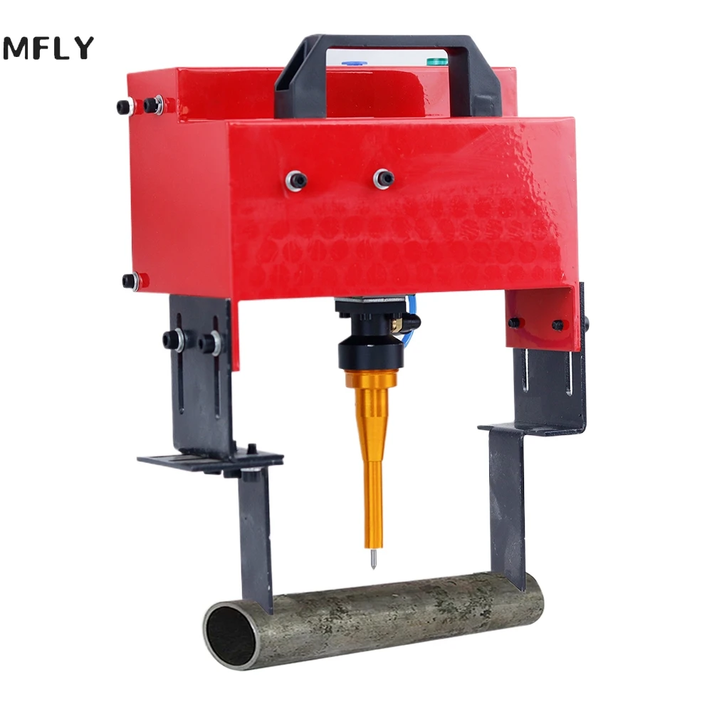 With Round Bracket Portable Metal Pneumatic Dot Peen Marking Machine For VIN Code(100*20mm) Frame chassis number 220V/110V