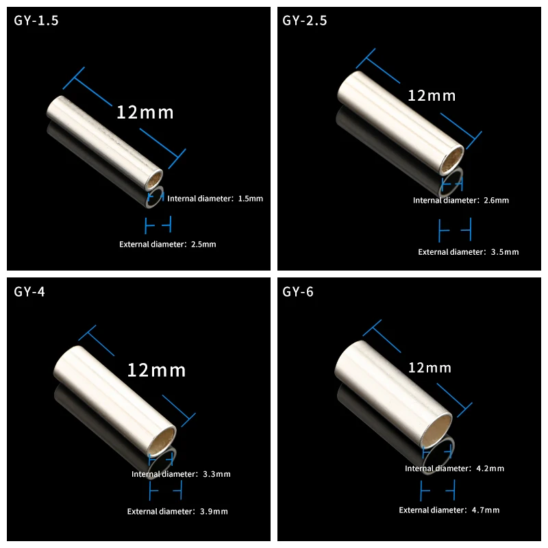 HIFI pure silver wiring tube speaker cable protection tube high fidelity power cable core protection tube sleeve wiring tube