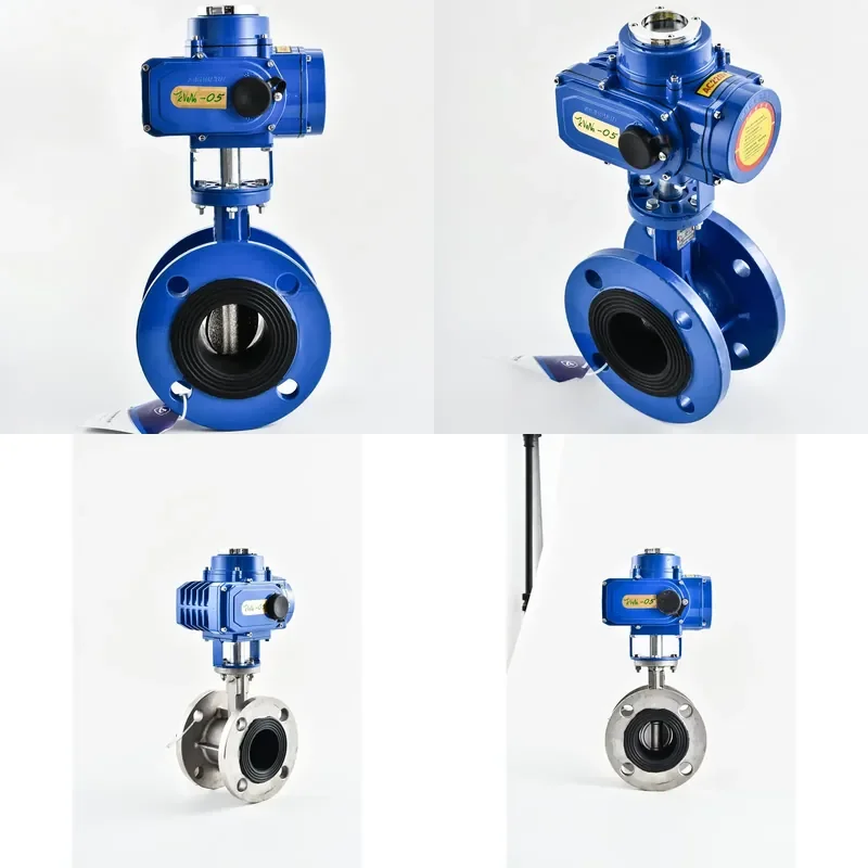Motorized Operated Flow Control Valve DN50-DN2000 EPDM Seat Electric Butterfly Valve D941X 2 Years Warranty Wafer Water Oil