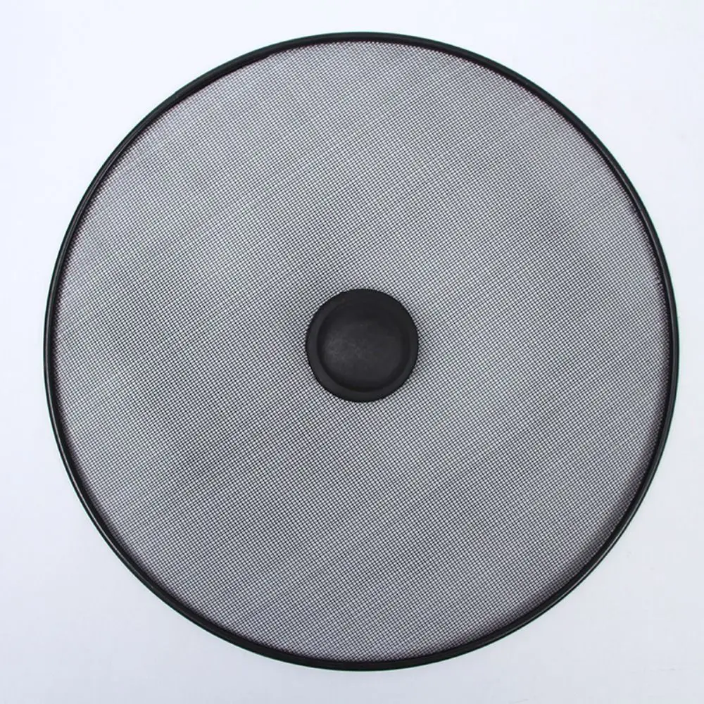 Écran anti-éclaboussures noir, poêle à frire Anti-graisse, couvercle de protection contre les éclaboussures d'huile, couvercle de protection contre les éclaboussures à mailles fines, outils de cuisine