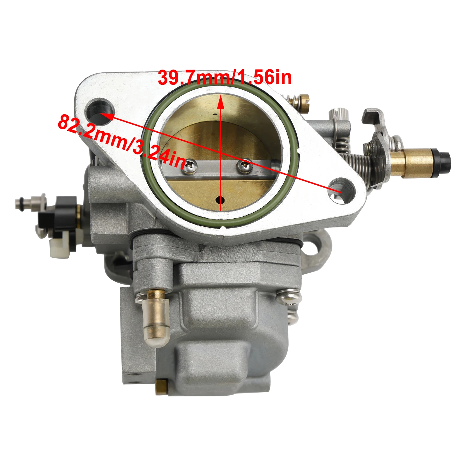 Topteng Carburetor Carb fit for Yamaha 2-Stroke 30HP T30 40HP T40 Outboard 66T-14301