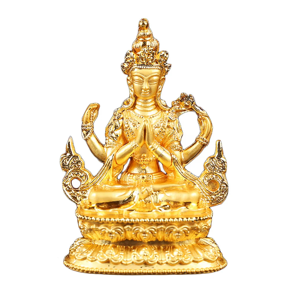 

Avalokitesvara Statue Yin Ornament Exquisite Delicate Workmanship Long Lasting Durability Home Kuan Yin Statue