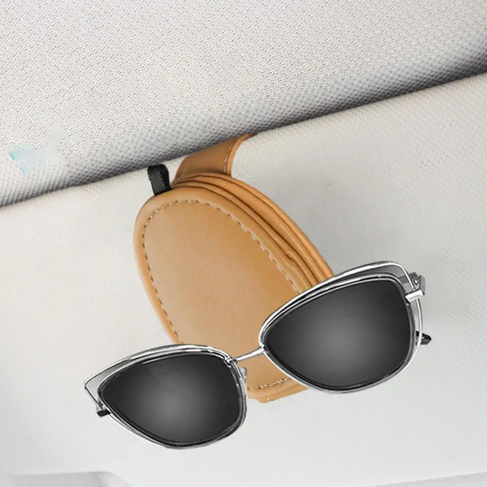 Car Visor Glasses Holder Multi-functional Car Sunglasses Holder Organize Drive Safely with Vehicle Sunshade Glasses Clip Car