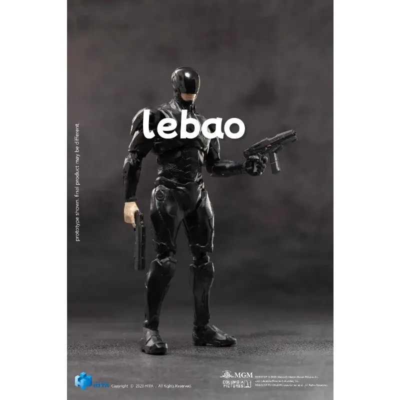 [24-hour shipping]Hiya Toys 1:18 Robocop 2014 Exquisite Mini Series Black Soldier Figurebirthday gift