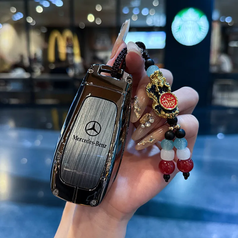 2025 Mercedes Benz E300L Keycase New GLC300L Car C260L Male C200l Shell GLB220 Buckle s400 Male