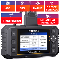 FOXWELL NT614 ELITE ABS Bleeding EPB Oil Reset OBD2 Scanner Car SRS Transmissiom Engine Check Diagnostic Tool Free Update