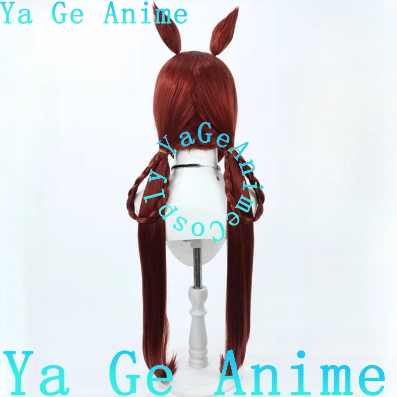 يا جي كوسبلاي أوما موسومي بريتي ديربي أغنيس شعر مستعار كوسبلاي رقمي آذان ذيل سباق الخيل فتاة لعبة عرض الواقع شعر مستعار شخصي #5