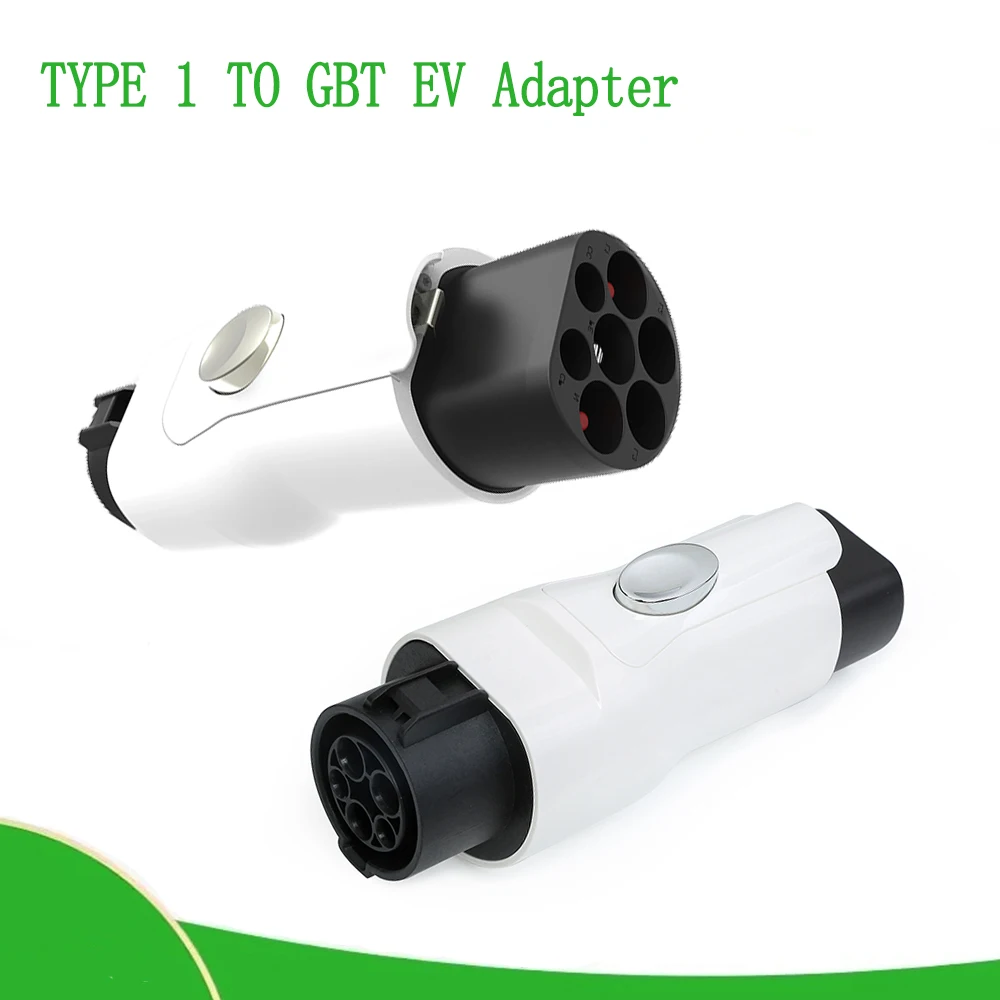 AC Adapter J1772 32A 7KW to GBT 32A EV Charger Adapter TYPE1 to GBT Ev Charging Station For Chinese Electric Vehicles