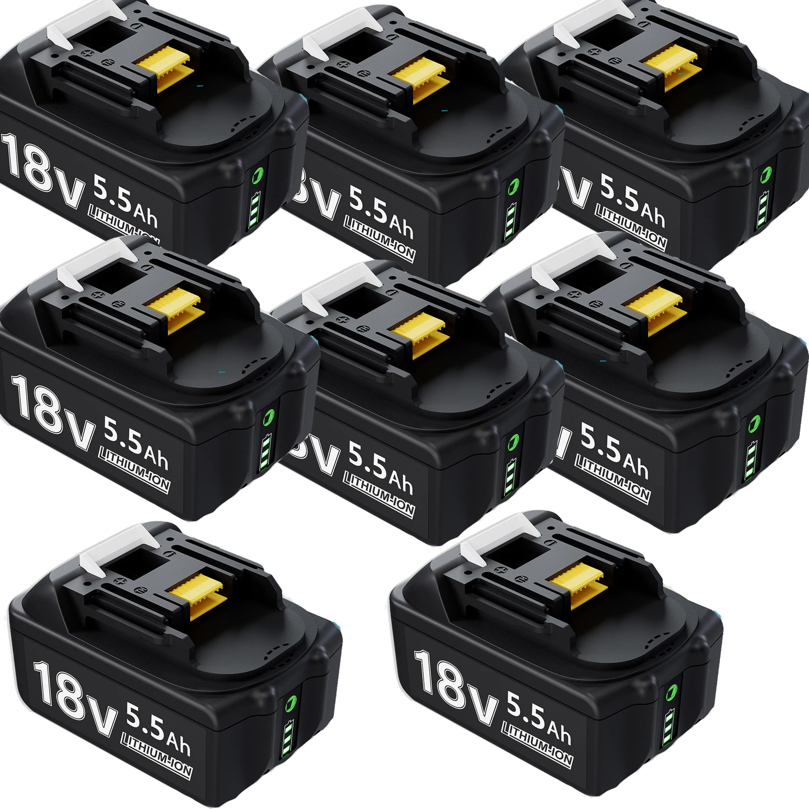 18V Batterie für Makita Bl1850b Li-Ion 18V 4.5ah Bl1840b Bl1860 Bl1890 Bl1815 Bl1830 Bl1835 Akku-Bohr batterien LXT 5,5