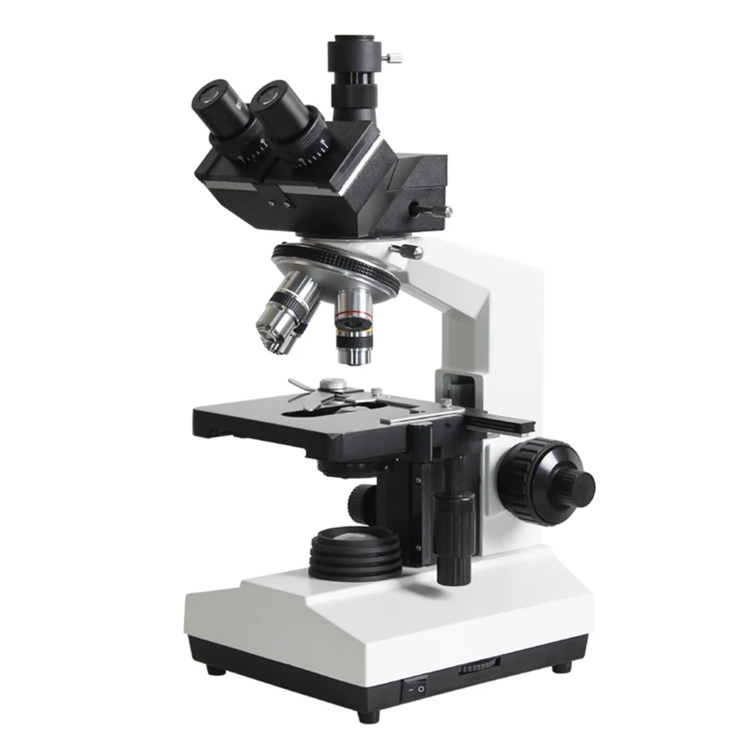 2500X Professional Lab Biological Trinocular Microscope with LED Lamp Industrial Camera 8-Inch Digital Screen Digital Microscope