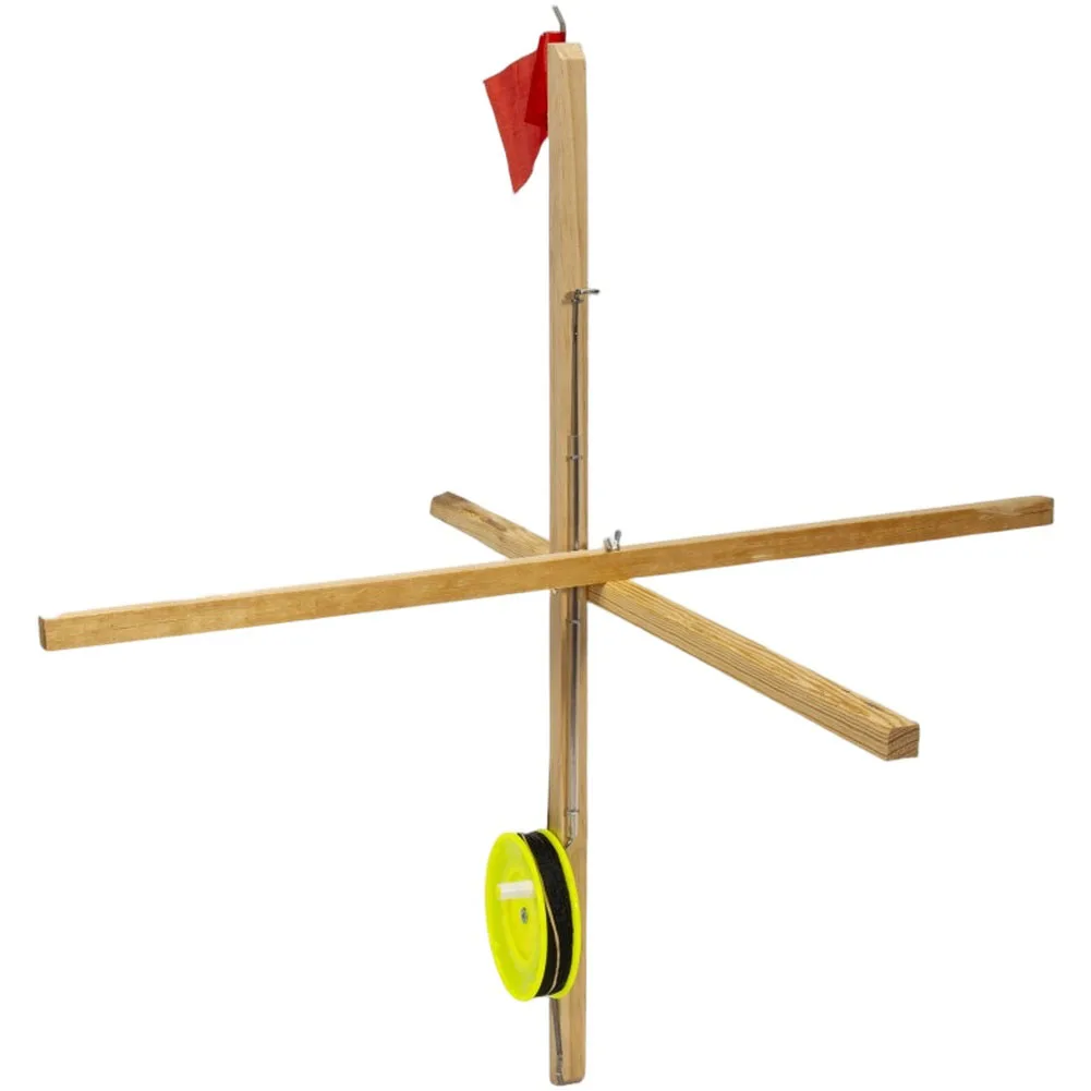 

Набор флагов для зимней рыбалки, 3 шт., с плавающим деревянным основанием, винтами из нержавеющей стали и проволочной сеткой для зимней речной рыбалки