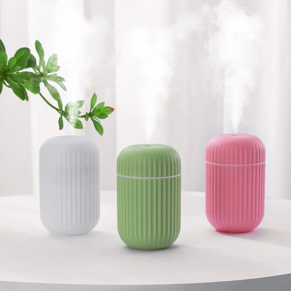 Creative Cactus USB Mini Night Light Humidifier - Household Portable Small Humidifier