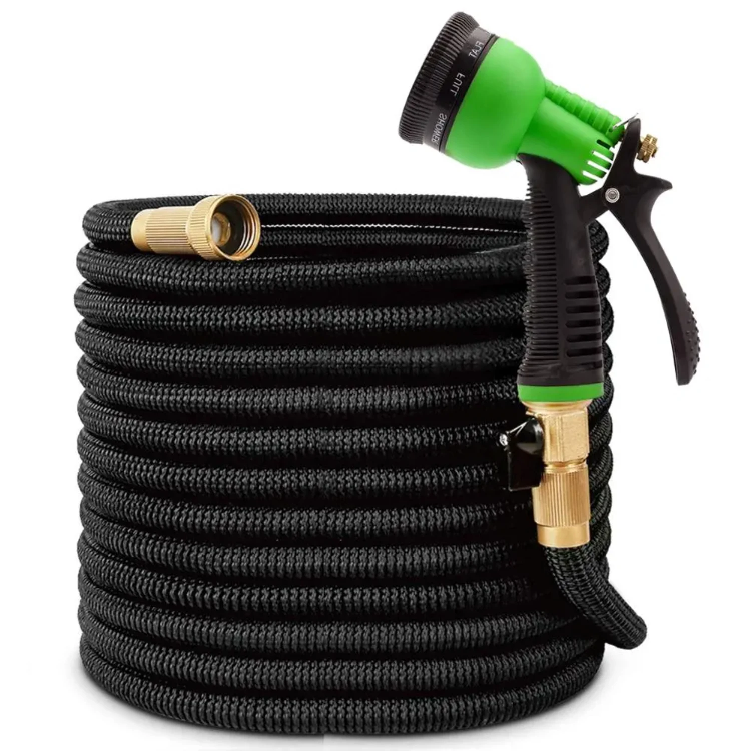 Ideal for car wash Lightweight, Flexible, and Kink-Free 3X Expandable Garden Water Hose with 8 Nozzle Sprayer provides hassle-fr