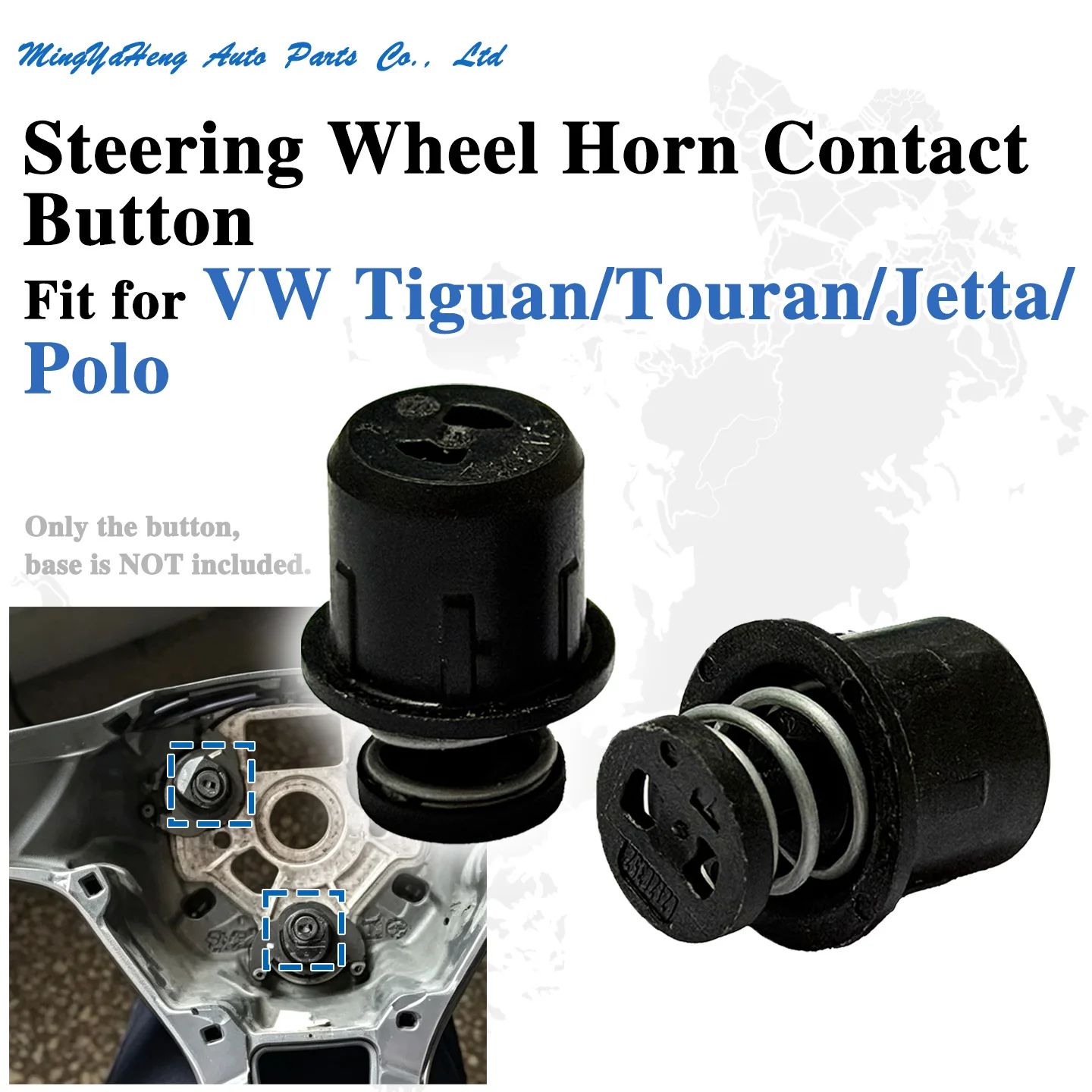 Steering Wheel Horn Contact Button Fit for VW Tiguan Touran Jetta Mk7  Polo