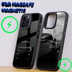 Black car for B-Bmw Phone Case For iPhone 15,14,13,12,11,Plus,Pro,Max Mini Magsafe Magnetic Wireless Charging