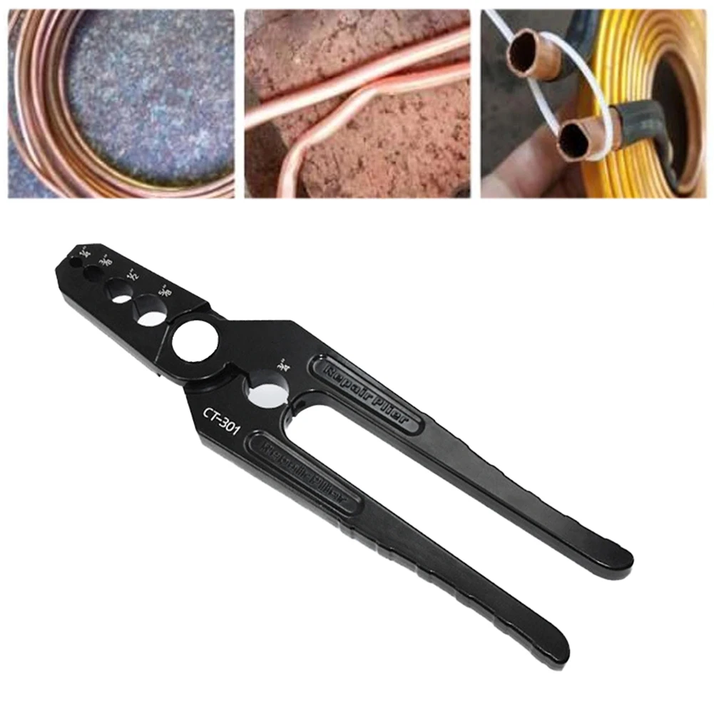 

Copper Tube Repair Plier Flat Tuber Repair Plier Copper Pipes Bend Repair Pliers Refrigeration Tool Air Conditioning Repair