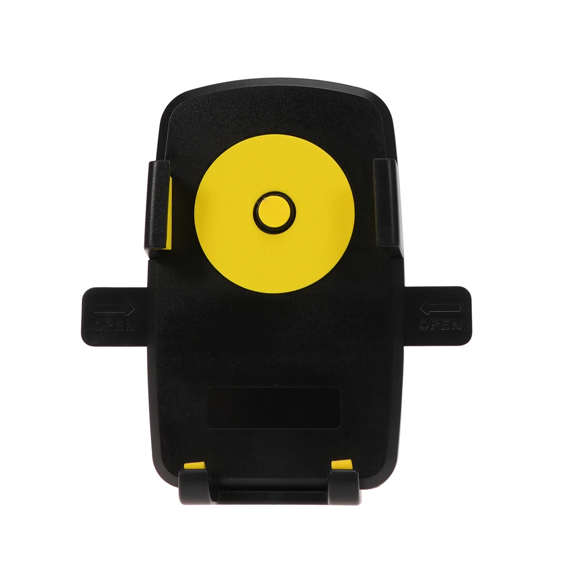 1 قطعة حامل هاتف ثابت قابل للتعديل GPS الملاحة قوس قوي المضادة للانزلاق إطار ثابت متوافق للدراجات النارية الأصفر