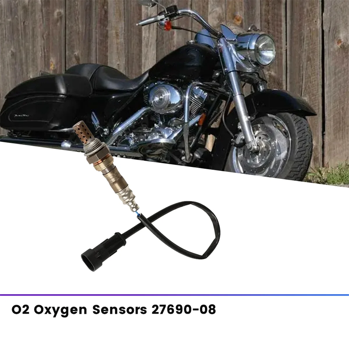 Motorcycle O2 Oxygen Sensors 27690-08 for Harley Davidson 2007-2012 Sportster 1200 883 Touring Electra King Street