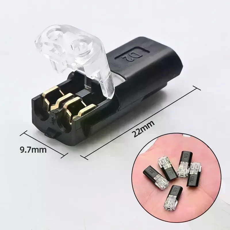 30/60Pcs Universal Automotive Wire Connector Plug Detachable Terminal For Reliable Cable Interconnection No Strip