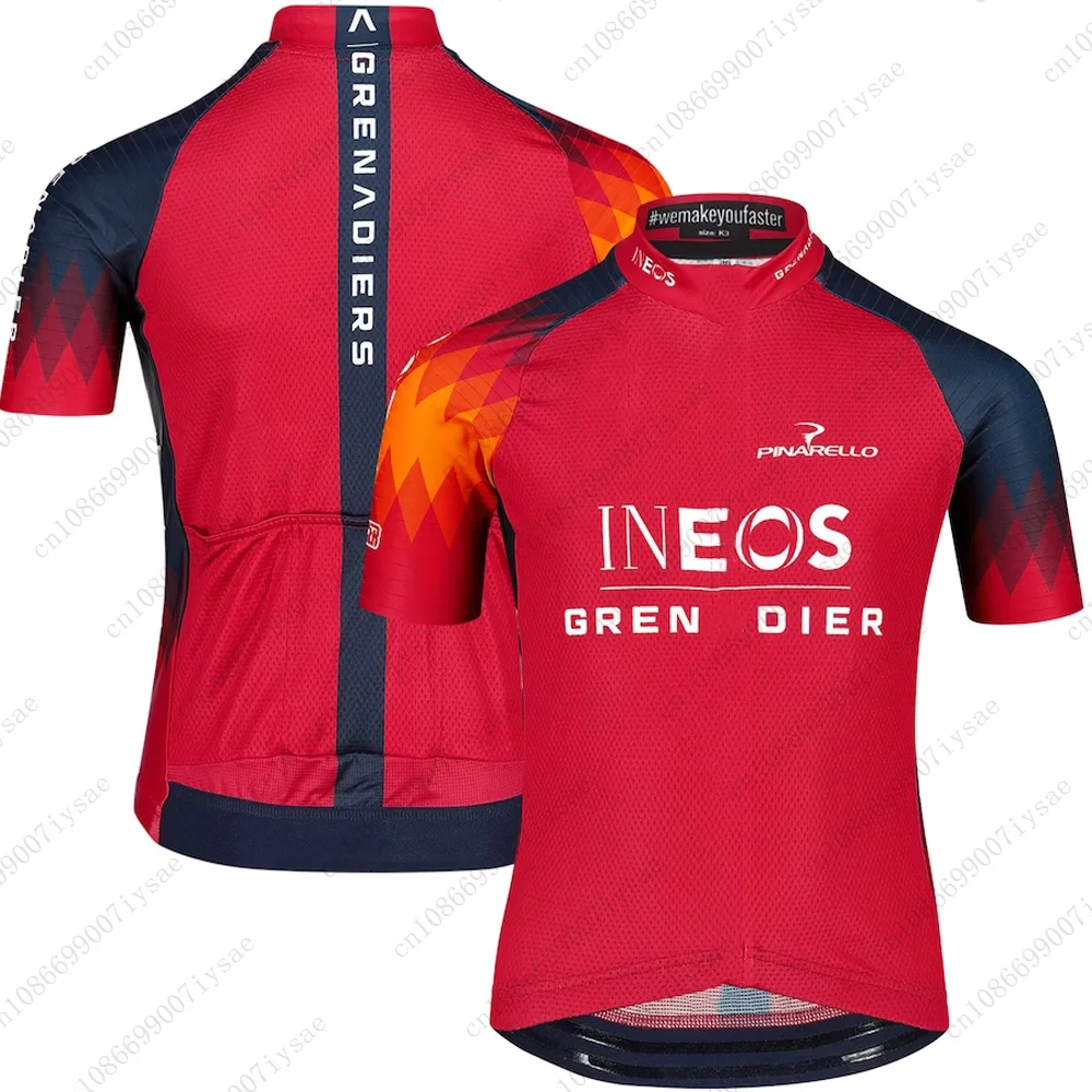 High-quality INEOS Grenadiers Icon 2024 Jersey New Arrival Breathable Byclist Outdoor Unisex Tops For Adult&Kids Clothes