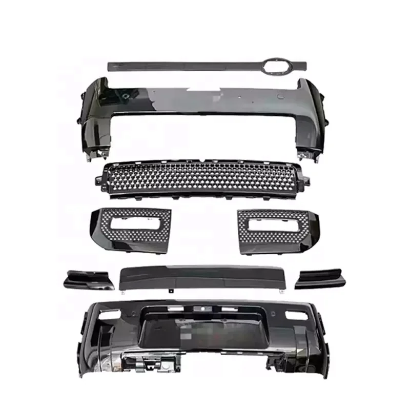 Upgrade exterior accessories 007 body kit black pack front rear bumper grille for Land Rover Defender 90/110 2020-2024