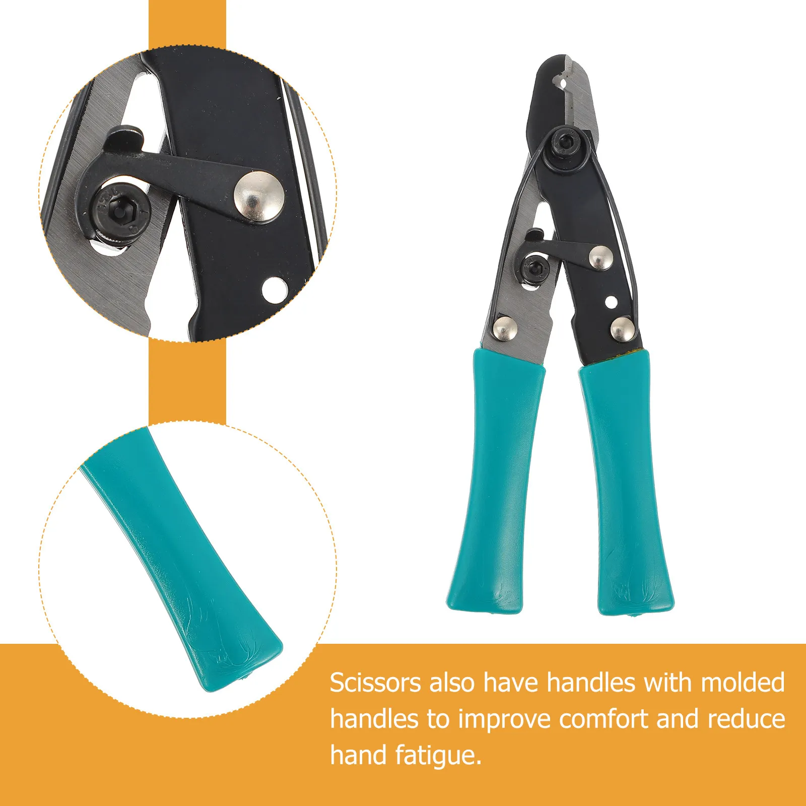 1Pcs Precision Induction Hardened Steel Scissors for Ac Refrigerator Removal Narrow Comfort Molded Handles Hose Water