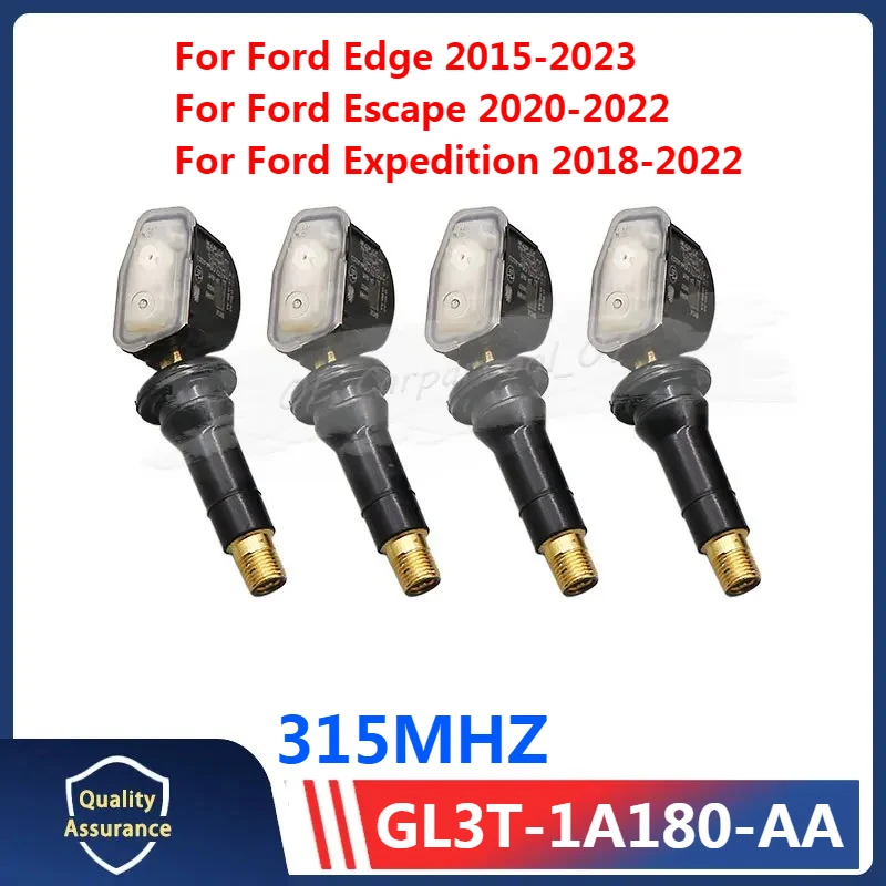 

GL3T-1A180-AA TPMS 315MHZ For 2020-2022 Ford Escape Bronco Edge Expedition Mustang Ranger Lincoln Navigator Tire Sensor 4PCS/Lot