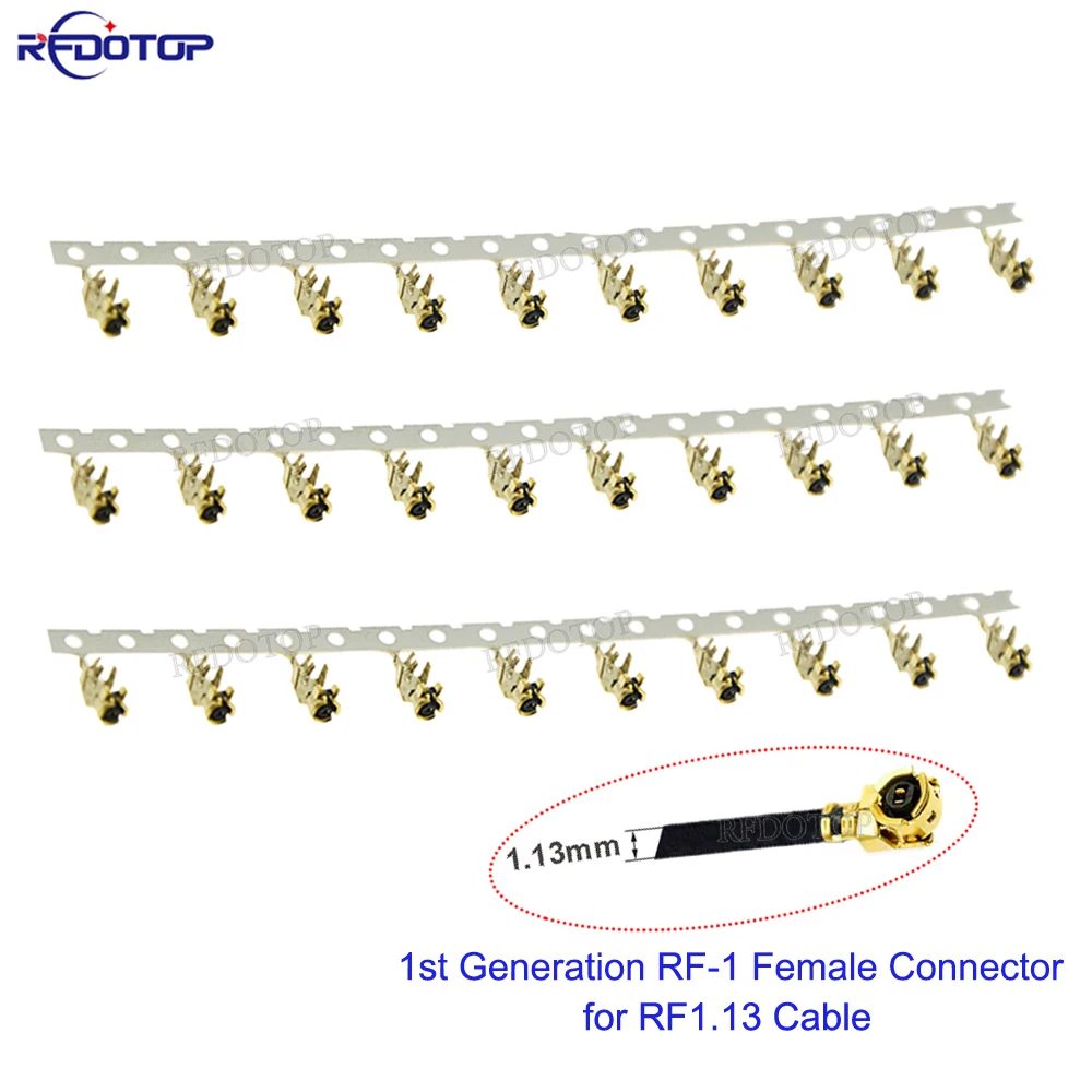 

for RF1.13 RG178 Cable U.FL IPX-1 Female Connectors SMT Socket WiFi Antenna Base PCB RF Coaxial Antenna Board Terminal