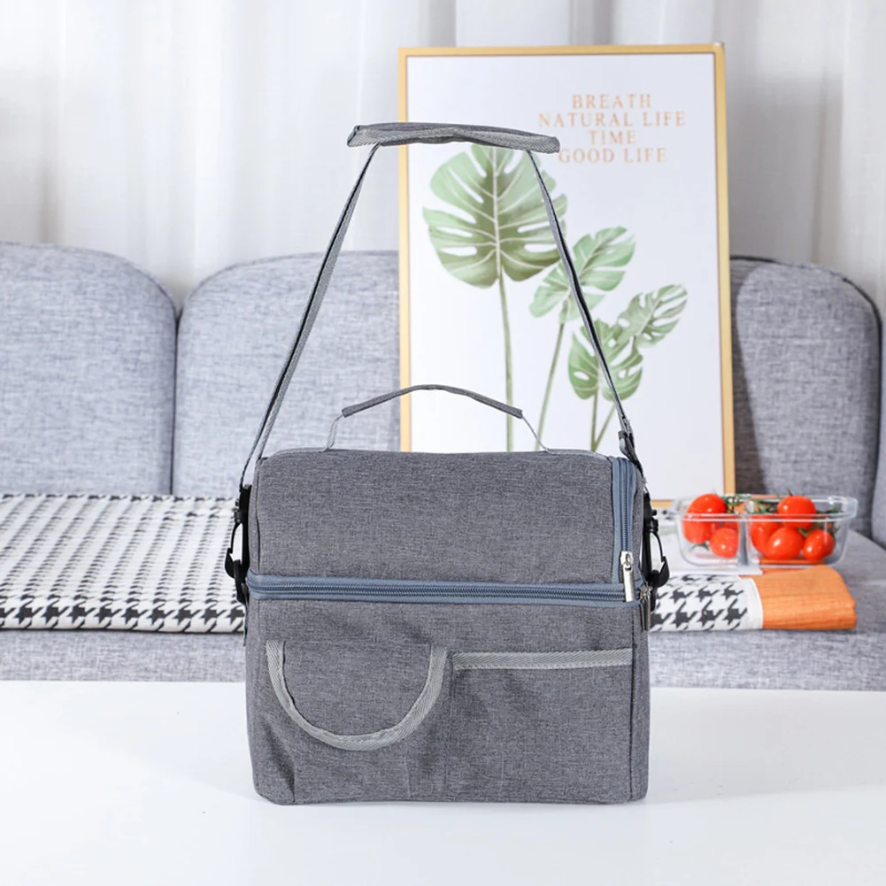 Picnic Insulated Lunch Box Leak-Proof Cooler Bag Multi Pockets Large Capacity Collapsible Heavy-Duty Build Maximum Thermal