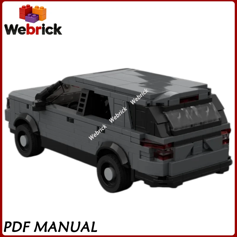 

DIY MOC Police Interceptor SUV Building Blocks Tactical Law Enforcement Vehicle Assembly Bricks Parts