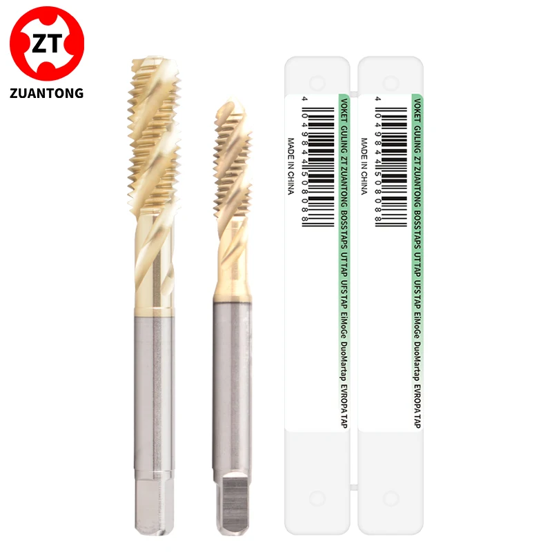 HSSE-M35 TiAIN Coating Spiral Fluted Tap UNC1-64 2-56 3-48 4-40 5-40 6-32 8-32 10-24 12-24 1/4 3/8 7/16 1/2 Screw Thread Tap
