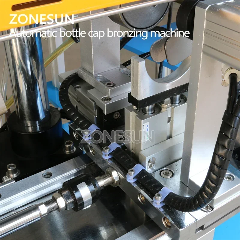 ZONESUN ZY-819R2 Aangepaste Automatische Cap Boek LOGO Leer Foliedruk Embossing Machine Warmte Persmachine Punch Pers
