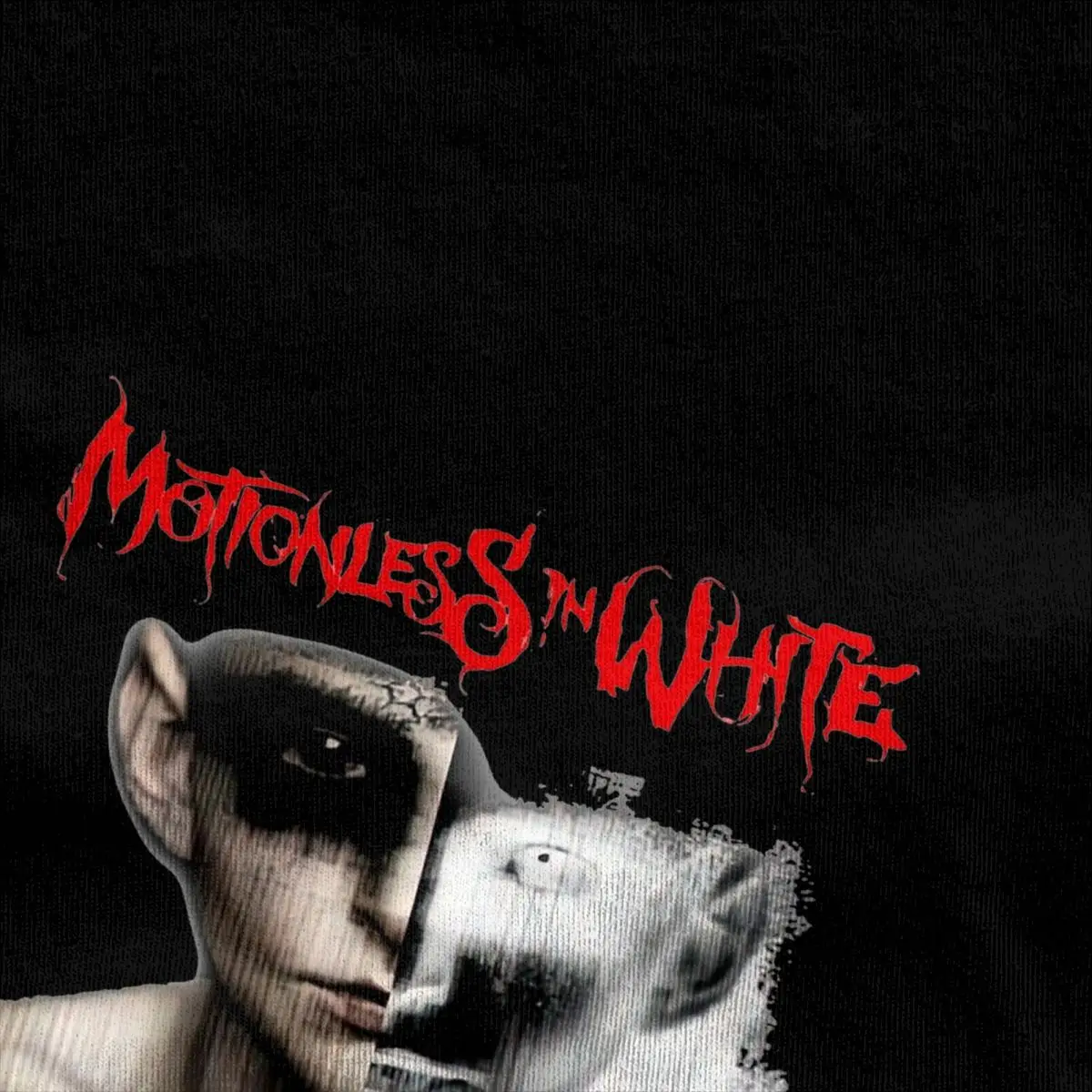 Men\'s Motionless In White T Shirts chris motionless skull metalcore Cotton Clothes Summer Streetwear T-Shirt Harajuku Tee Shirt