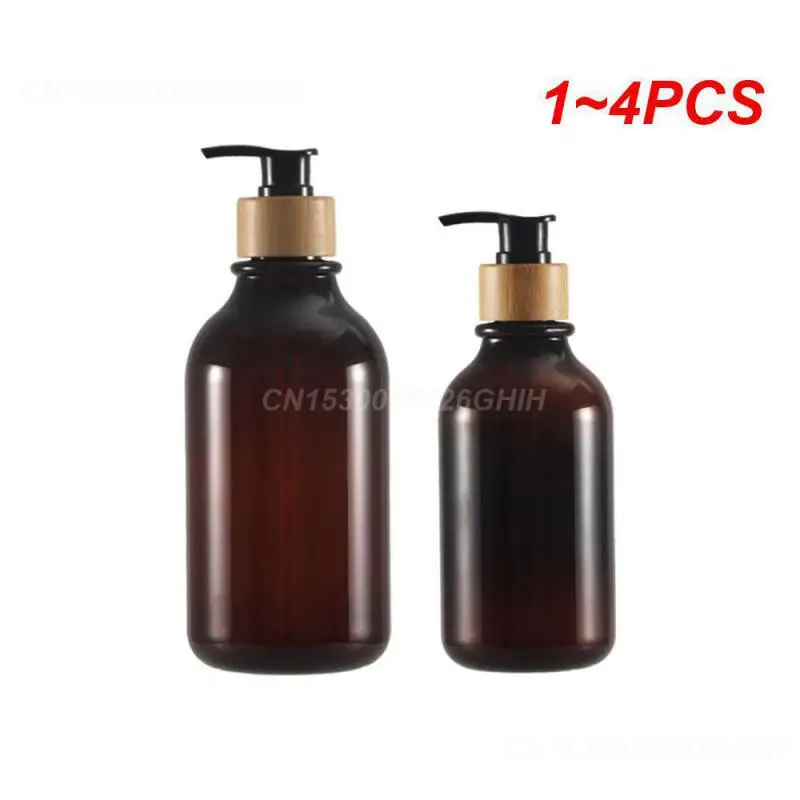 1~4PCS Shampoo Bottle Not Easy To Leak Not Easily Deformed Pet Bathroom Supplies Empty Bottle Can Be Recycled Soap Bottle