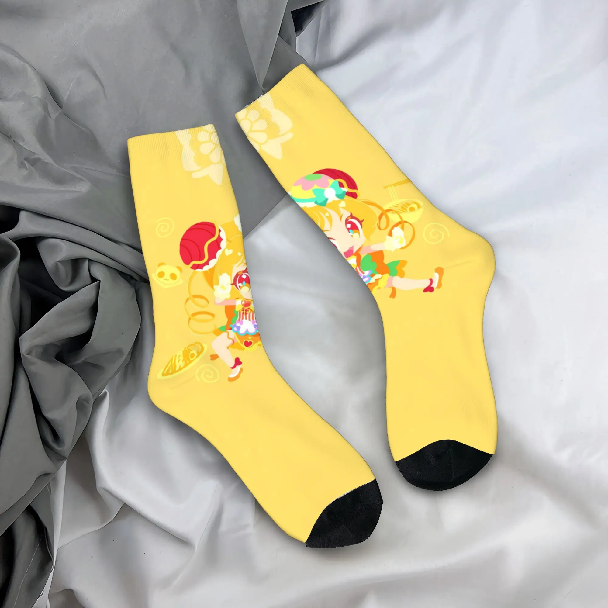 

Custom Cute Men's Pretty C-Cures Dress Socks Unisex Breathbale Warm 3D Printing Sweet Angel Crew Socks