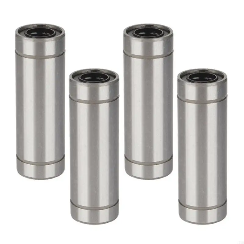 U75B 4Pcs Linear Bearing LM6UU LM8UU LM8LUU 8mm Linear Motion Bushing Sealed Rod Liner Shaft for Machine 3D Printer