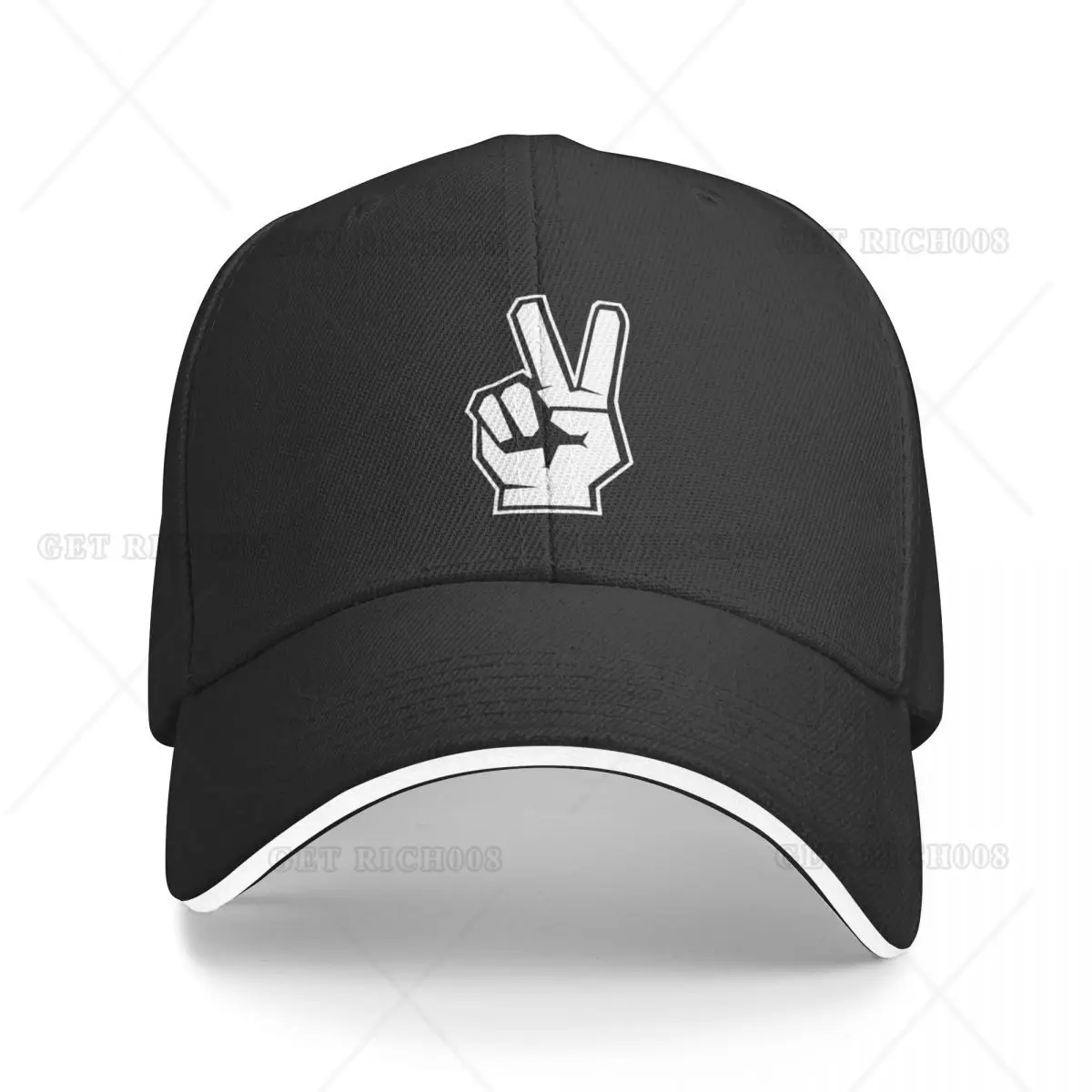 

Victory Gesture Logo Baseball Cap Mountaineering Sun Cap Hats for Men Women's Hiking Travel Caps