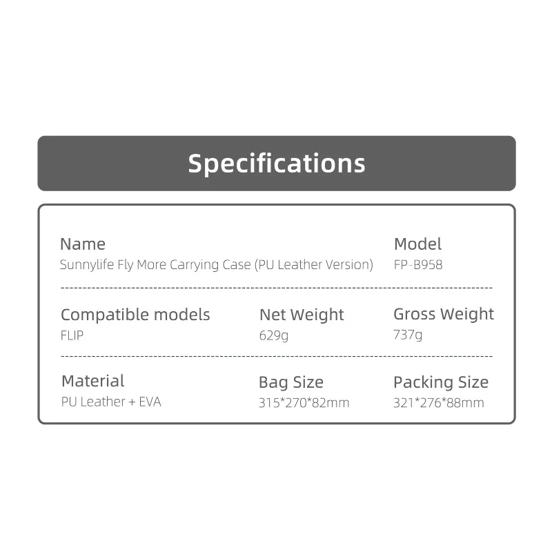 Sunnylife المحمولة حقيبة كتفية للسفر للصدمات مقاوم للماء حقيبة حمل ل DJI الوجه الطائرة بدون طيار RC 2/RC-N3 تحكم عن بعد #6