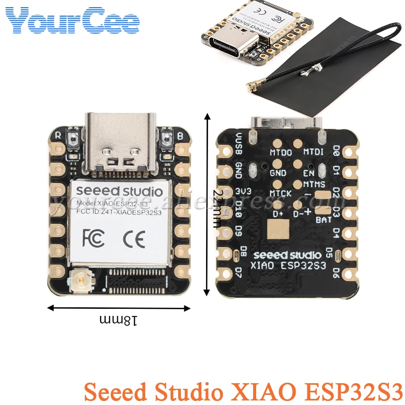 10pcs/1pc seeeduino ESP32S3 seeed ateliér XIAO 2.4G rozvoj deska ESP32-S3 WIFI bezdrátový BLE pletivo 5.0 8MB modul pro arduino