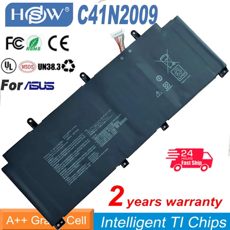 C41N2009 Laptop Battery For ASUS ROG Flow X13 GV301QC GV301QE GV301QH 15.48V 62WH