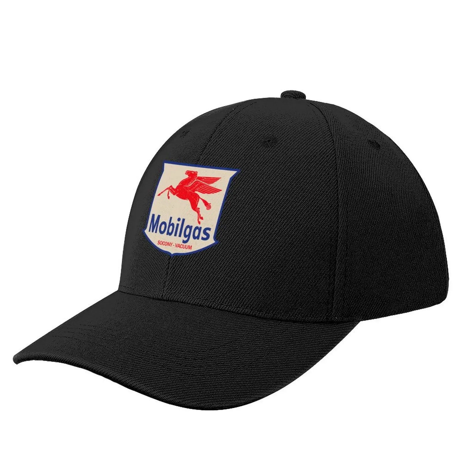 

Mobilgas vintage sign logo 1930 Baseball Cap Uv Protection Solar Hat Anime Hat Custom Cap Golf Men Women's
