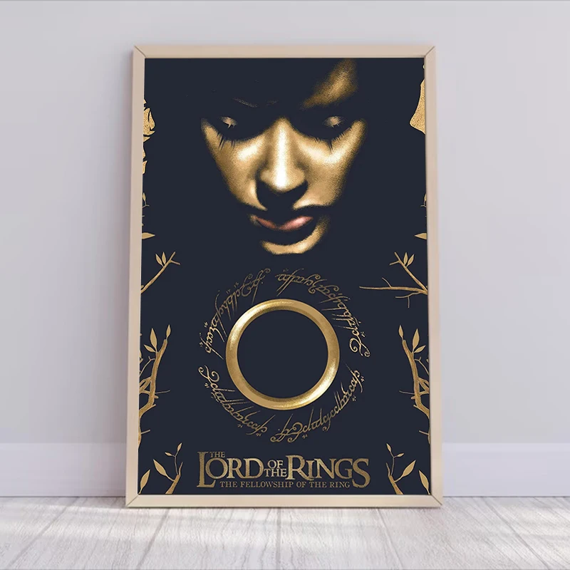 

Wall Decoration Posters L-Lord of the Rings Movie Poster Decorative Painting for Bedroom Painting on Canvas Home Accessory Art