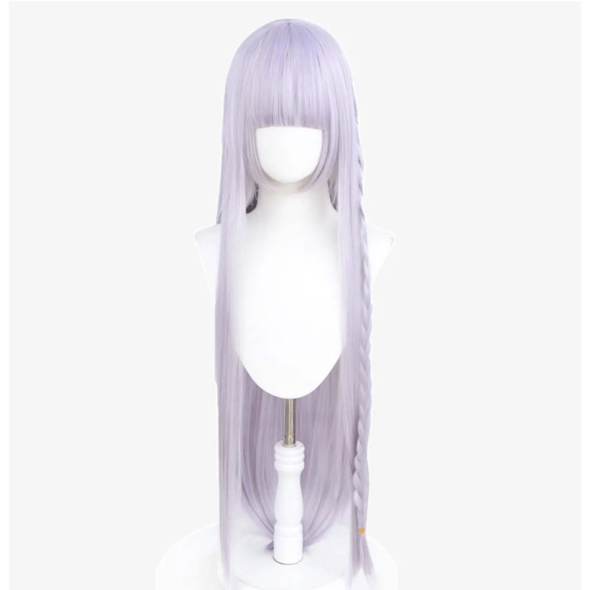 Women Game Danganronpa Kirigiri Kyouko Cosplay Long Straight Purple Heat Resistant Synthetic Hair Wig