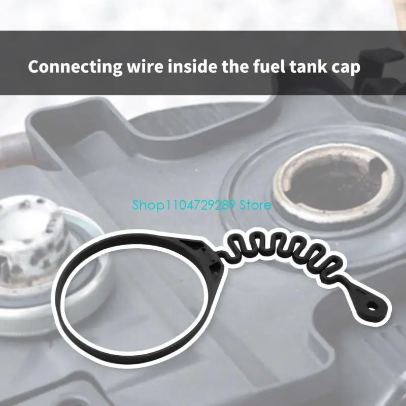 

D8KE Easy Installation Gas Caps Seal Tether Cable Wire Replacment Gas Caps Strap Automotive Accessories 31336424 31261589