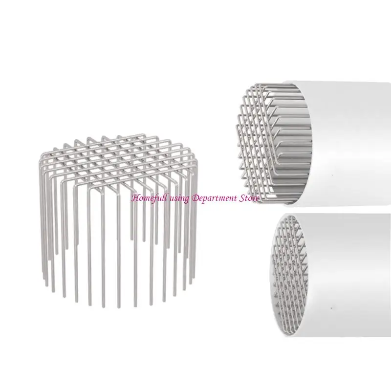  Outdoor Downspout Screen Insert Stainless Steel Roof Drain Strainer Downspout Gutter Guard for Balcony Drain Openings