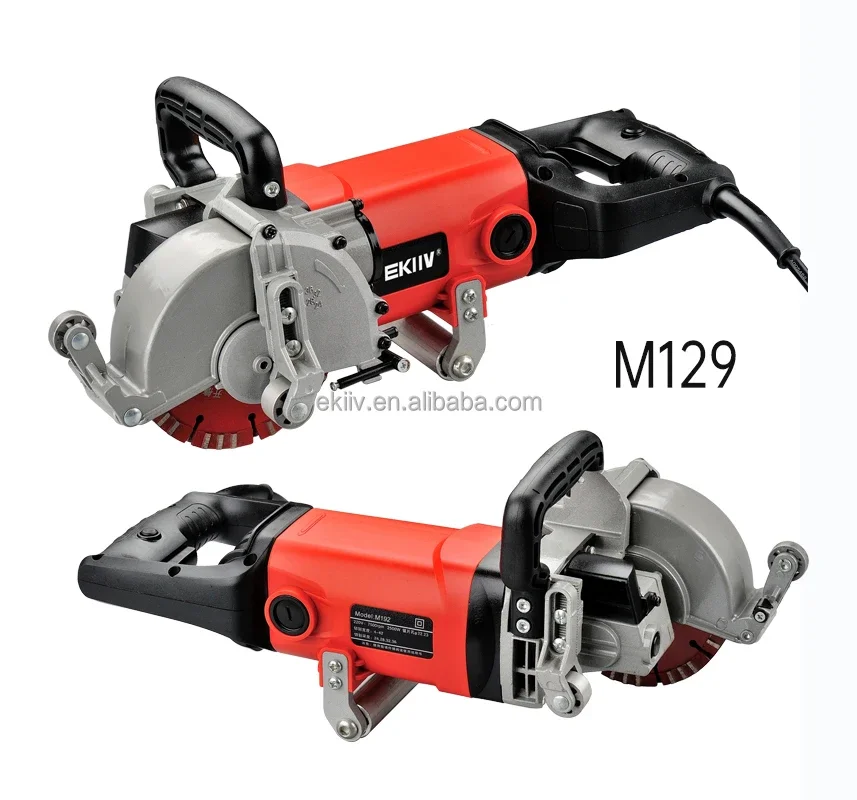 ekiiv 129mm 2500W 7000rpm Multi-functional Electric Road Cutter Concrete Wall Cutter Concrete Pipe Cutting Machine