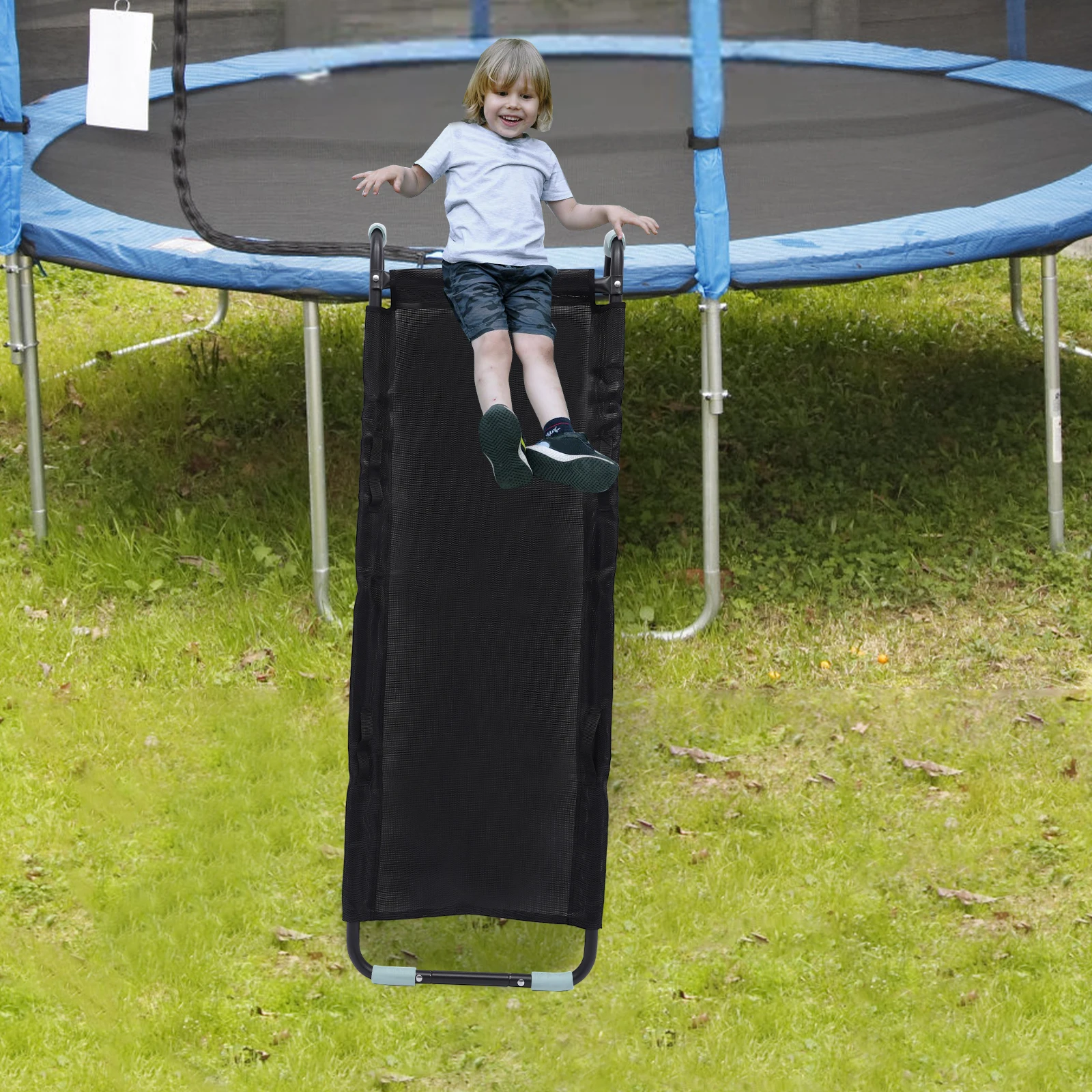 Premium Trampoline Ladder with 3-Inch Clamping Frame and Strong Support for Kids, Offering Safe and Fun Access to Indoor or